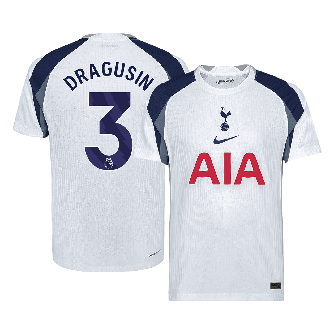 DRAGUSIN #3 Men's Tottenham Hotspur 2025/26 Player Version Home Soccer Jersey - Slim Fit product view 1