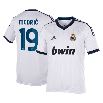 Retro MODRIĆ #19 Men's Real Madrid 2012/13 Home Soccer Jersey product view 1