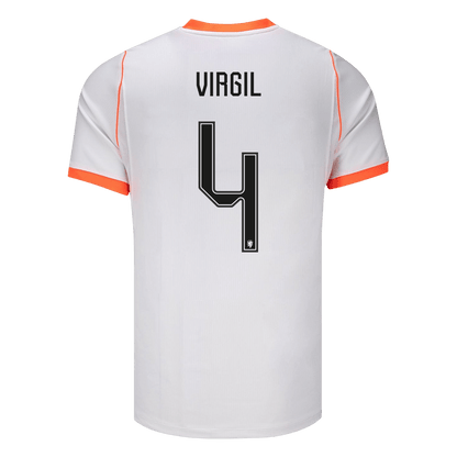 VIRGIL #4 Men's Netherlands World Cup 2026 Away Soccer Jersey product view 3