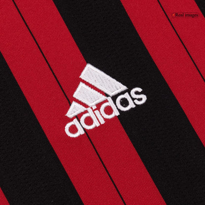 Retro Men's AC Milan 2013/14 Home Long Sleeve Soccer Jersey product view 6