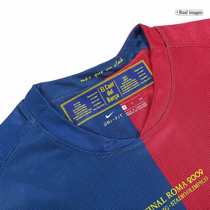 Retro MESSI #10 Men's Barcelona UCL UCL Final 2008/09 Home Soccer Jersey product view 9
