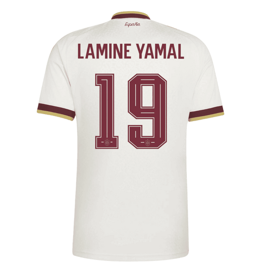 LAMINE YAMAL #19 Men's Spain World Cup 2026 Away Soccer Jersey product view 1