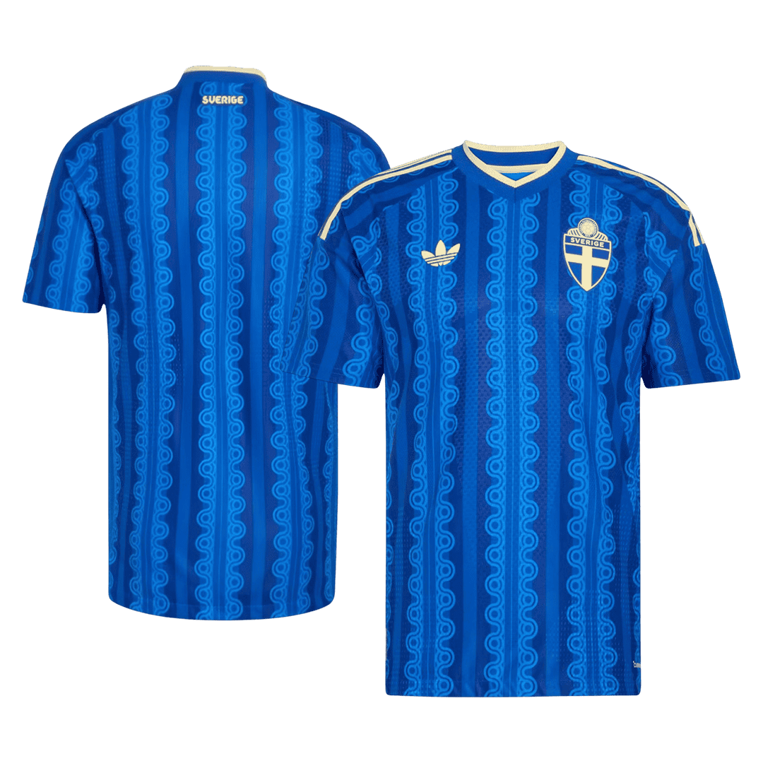 Men's Sweden World Cup 2026 Player Version Away Soccer Jersey - Slim Fit product view 2