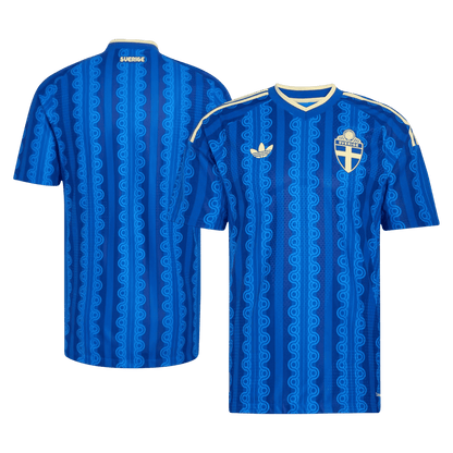 Men's Sweden World Cup 2026 Player Version Away Soccer Jersey - Slim Fit product view 2