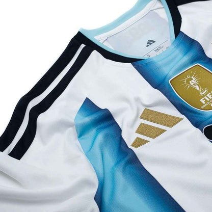 Men's Argentina World Cup 2026 Home Soccer Jersey Premium - Final Match Edition (With Patches) product view 3
