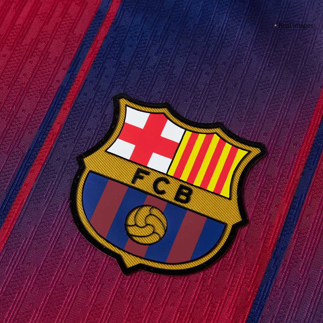 LAMINE YAMAL #10 Men's Barcelona 2025/26 Player Version Home Soccer Jersey - Slim Fit product view 9