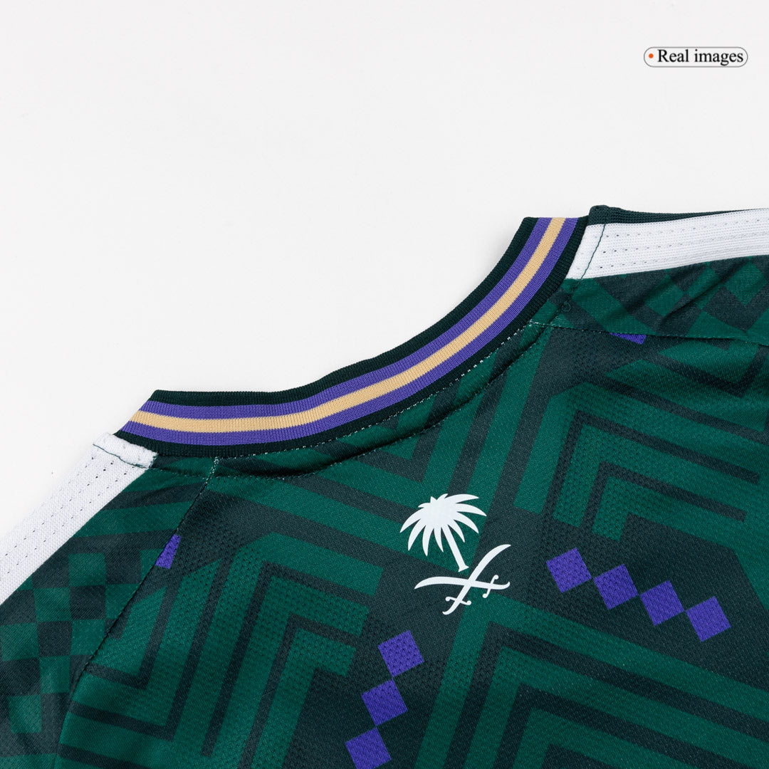 Men's Saudi Arabia World Cup 2026 Player Version Home Soccer Jersey - Slim Fit product view 2
