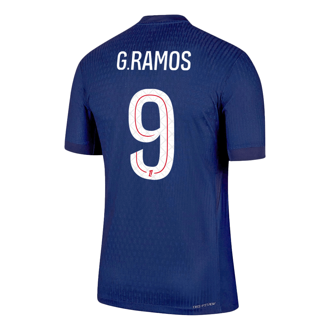 G.RAMOS #9 Men's PSG 2025/26 Player Version Home Soccer Jersey - Slim Fit product view 9