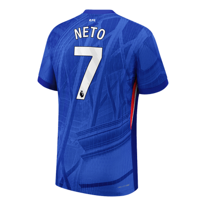 NETO #7 Men's Chelsea 2025/26 Player Version Home Soccer Jersey - Slim Fit product view 11