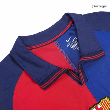 Retro RIVALDO #11 Men's Barcelona 1999/00 Home Soccer Jersey product view 6