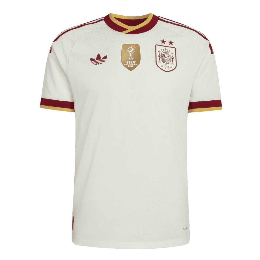 Men's Spain World Cup 2026 Player Version Champion Edition Away Soccer Jersey product view 1