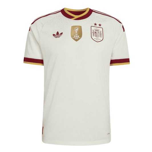 Men's Spain World Cup 2026 Player Version Champion Edition Away Soccer Jersey product view 1