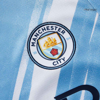 Men's Manchester City 2025/26 Home Long Sleeve Soccer Jersey product view 8