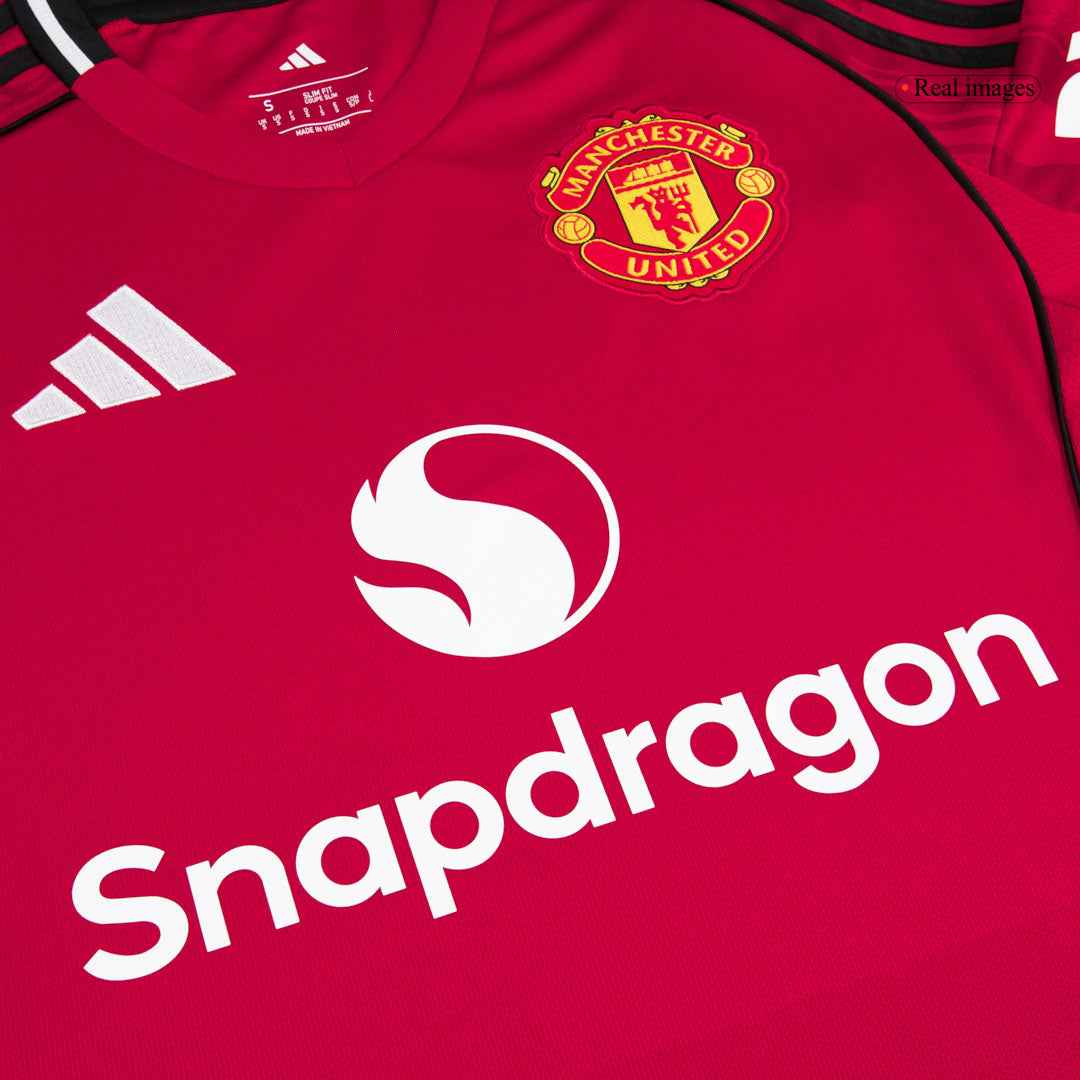 Men's Manchester United 2025/26 Home Soccer Jersey Premium product view 5