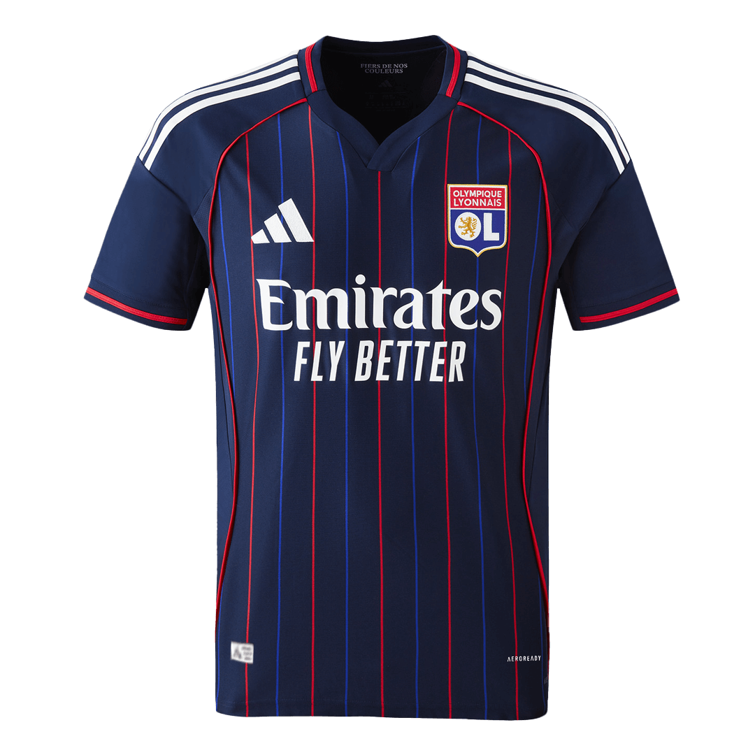 Men's Olympique Lyonnais 2025/26 Player Version Away Soccer Jersey - Slim Fit product view 1