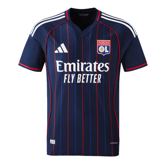 Men's Olympique Lyonnais 2025/26 Player Version Away Soccer Jersey - Slim Fit product view 1
