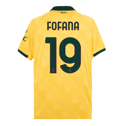 FOFANA #19 Men's AC Milan 2025/26 Third Away Soccer Jersey