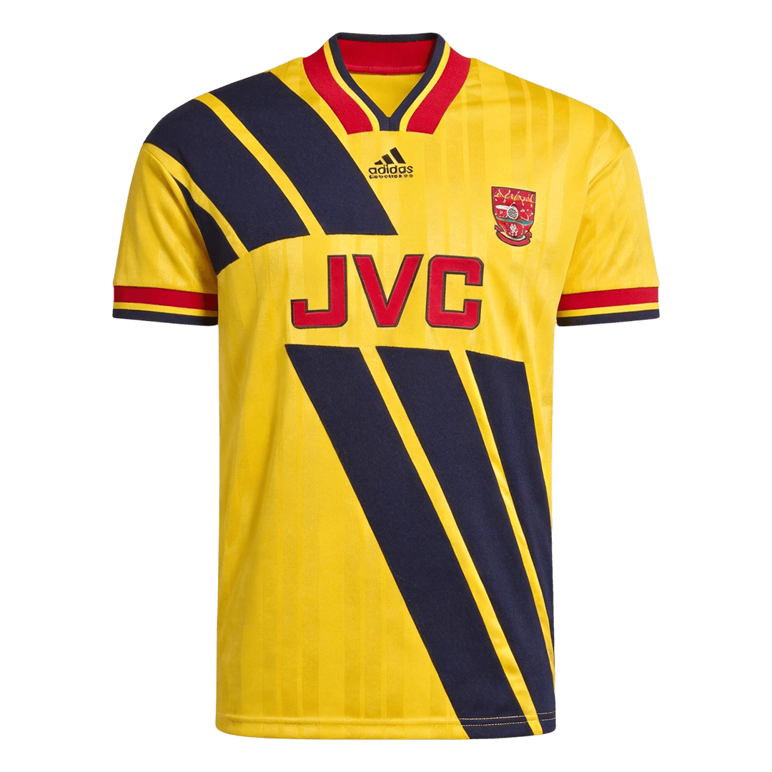 Retro Men's Arsenal 1993/94 Away Soccer Jersey product view 1
