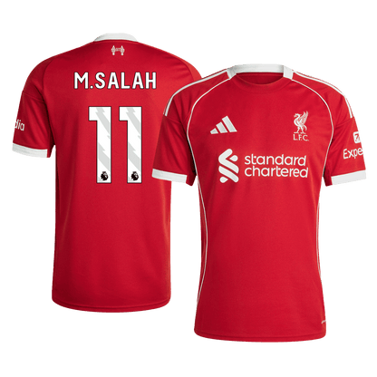 M.SALAH #11 Men's Liverpool 2025/26 Home Soccer Jersey product view 1