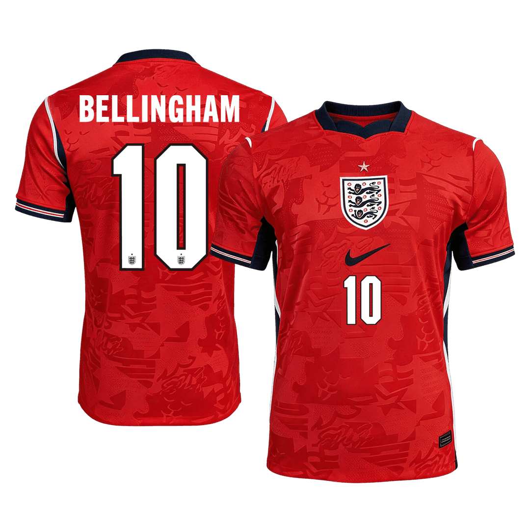 BELLINGHAM #10 Men's England World Cup 2026 Player Version Away Soccer Jersey - Slim Fit product view 1