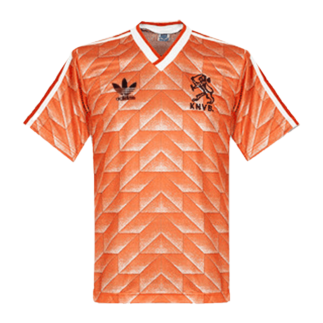 Retro Men's Netherlands 1988 Home Soccer Jersey product view 1