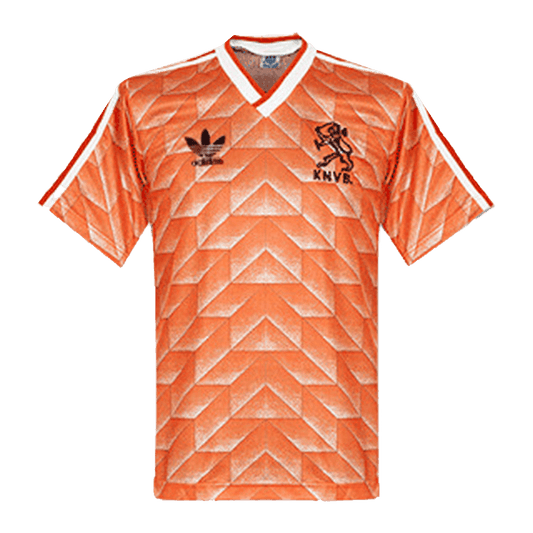 Retro Men's Netherlands 1988 Home Soccer Jersey product view 1