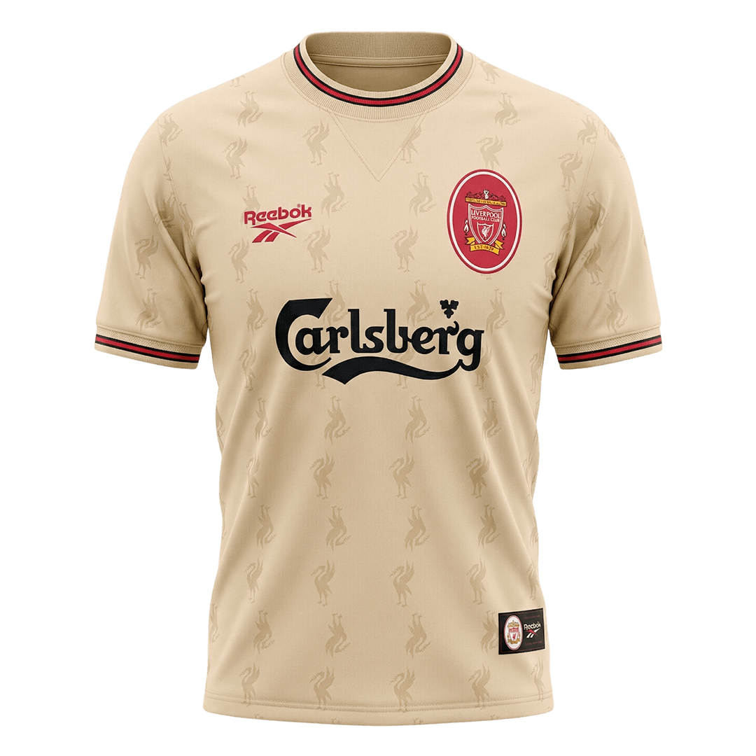Retro Men's Liverpool 1996/97 Away Soccer Jersey product view 1