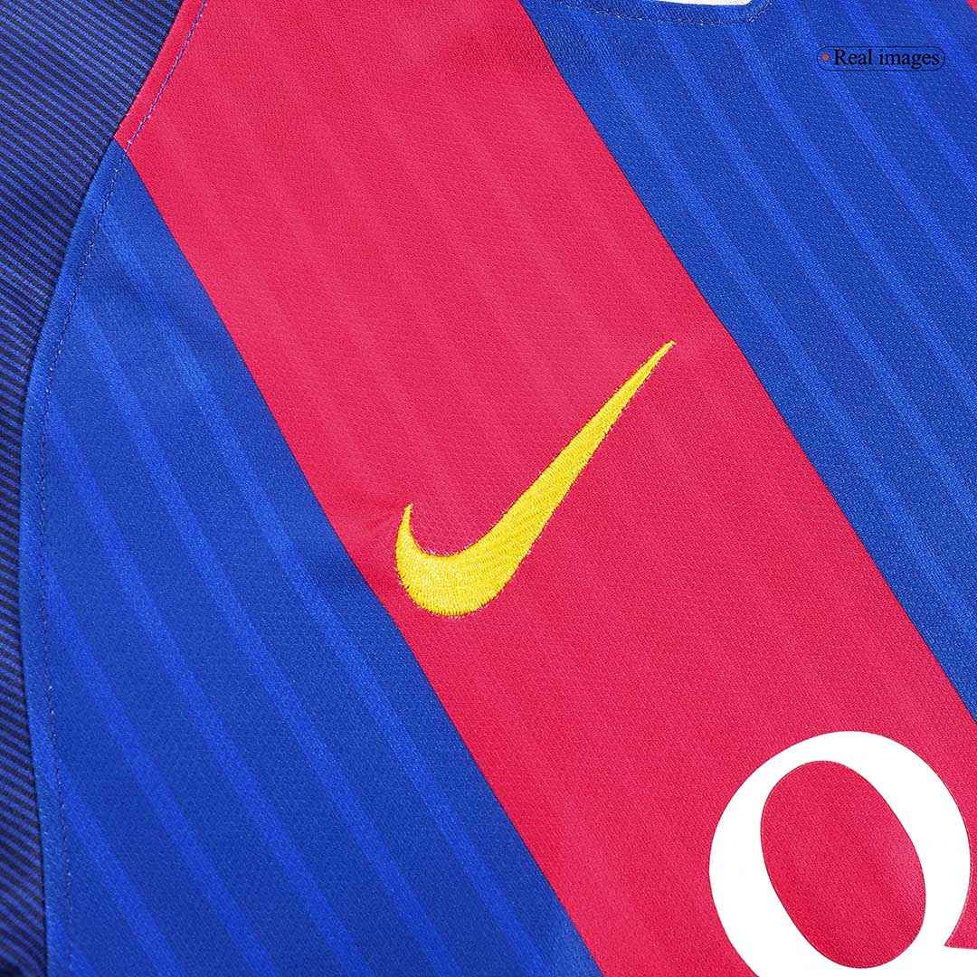 Retro MESSI #10 Men's Barcelona 2016/17 Home Soccer Jersey product view 4