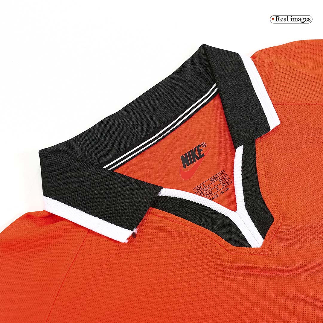 Retro Men's Netherlands World Cup 1998 Home Soccer Jersey product view 7