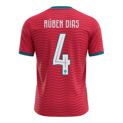 RÚBEN DIAS #4 Men's Portugal World Cup 2026 Home Soccer Jersey product view 8