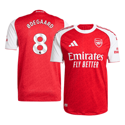 ØDEGAARD #8 Men's Arsenal 2025/26 Player Version Home Soccer Jersey - Slim Fit product view 1