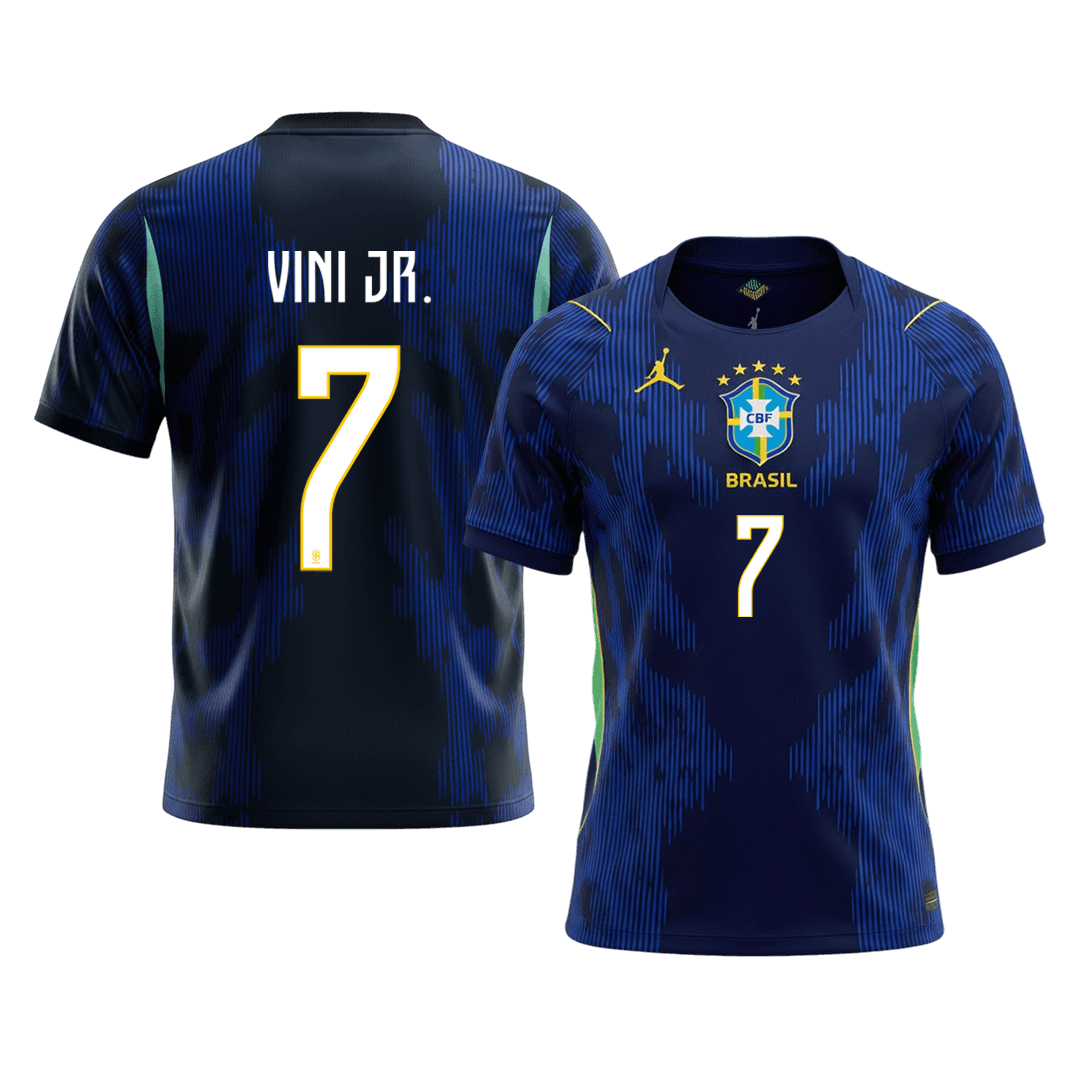 VINI JR. #7 Men's Brazil World Cup 2026 Away Soccer Jersey product view 1