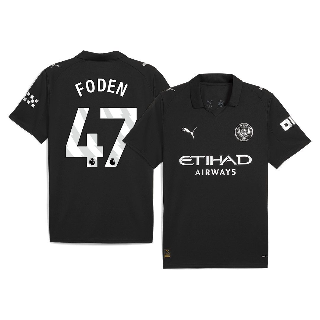 FODEN #47 Men's Manchester City 2025/26 Away Soccer Jersey product view 1
