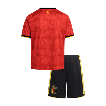 Kid's Belgium World Cup 2026 Home Soccer Jersey Kit