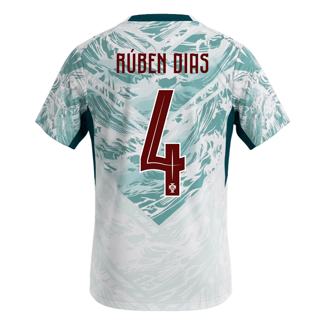 RÚBEN DIAS #4 Men's Portugal World Cup 2026 Away Soccer Jersey product view 3