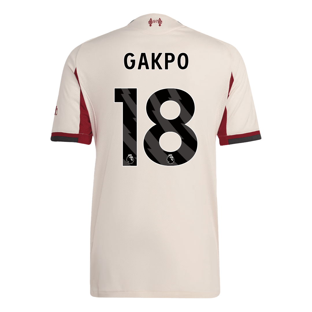 GAKPO #18 Men's Liverpool 2025/26 Player Version Away Soccer Jersey - Slim Fit product view 10