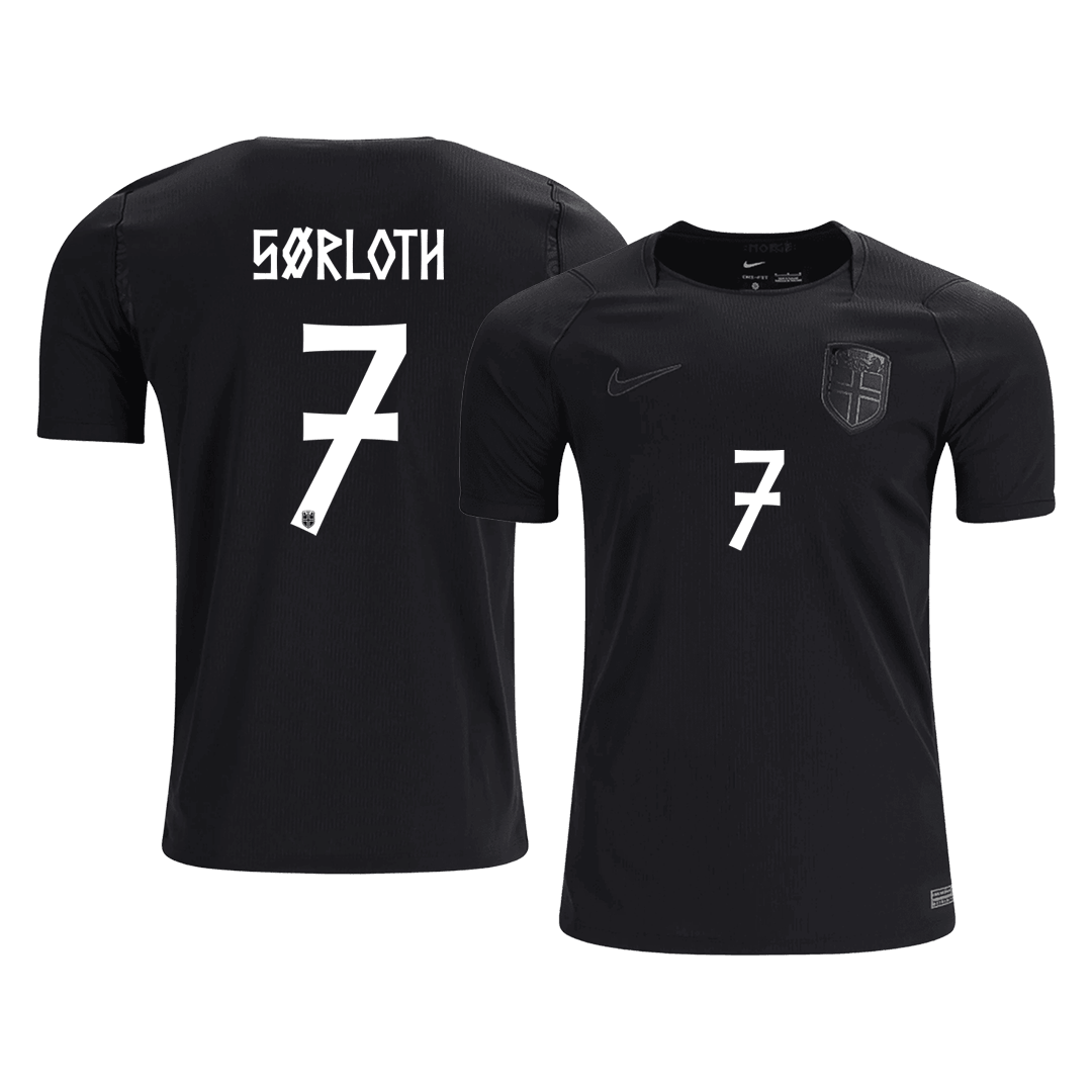 SØRLOTH #7 Men's Norway World Cup 2026 Away Soccer Jersey product view 3