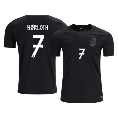 SØRLOTH #7 Men's Norway World Cup 2026 Away Soccer Jersey product view 3