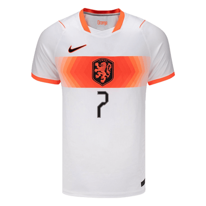 XAVI #7 Men's Netherlands World Cup 2026 Away Soccer Jersey product view 2