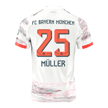 MÜLLER #25 Men's Bayern Munich 2025/26 Away Soccer Jersey product view 12