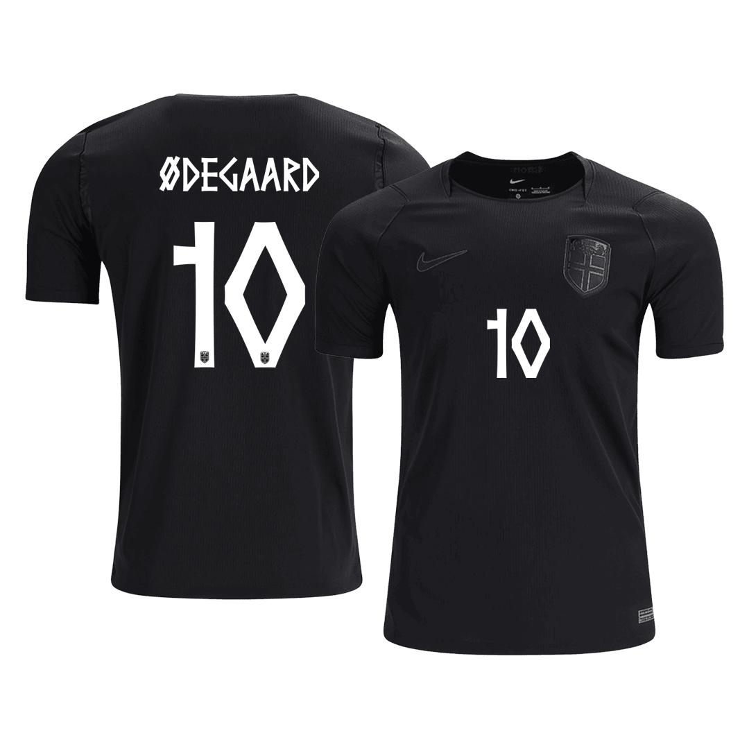 ØDEGAARD #10 Men's Norway World Cup 2026 Away Soccer Jersey product view 1