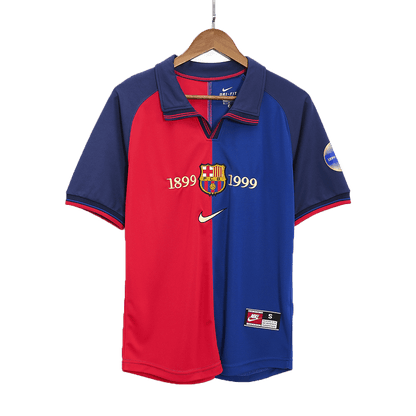 Retro RIVALDO #11 Men's Barcelona 1999/00 Home Soccer Jersey product view 7