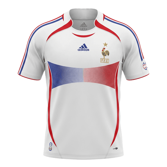 Retro Men's France 2006 Away Soccer Jersey product view 1