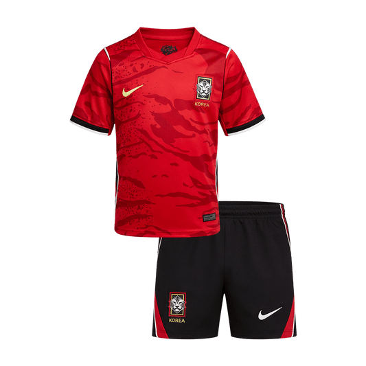 Kid's South Korea World Cup 2026 Home Soccer Jersey Kit