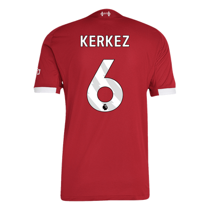 KERKEZ #6 Men's Liverpool 2025/26 Player Version Home Soccer Jersey - Slim Fit product view 10