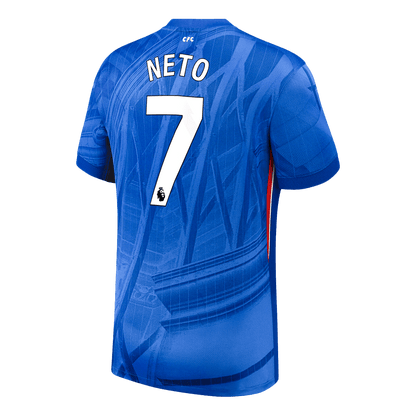NETO #7 Men's Chelsea 2025/26 Home Soccer Jersey Premium product view 9