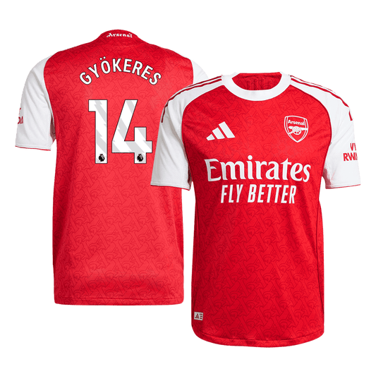 GYÖKERES #14 Men's Arsenal 2025/26 Player Version Home Soccer Jersey - Slim Fit product view 1