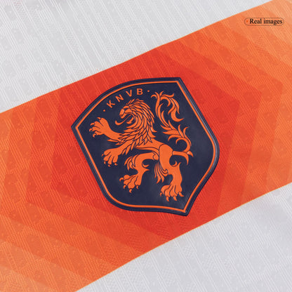 VIRGIL #4 Men's Netherlands World Cup 2026 Player Version Away Soccer Jersey - Slim Fit product view 5