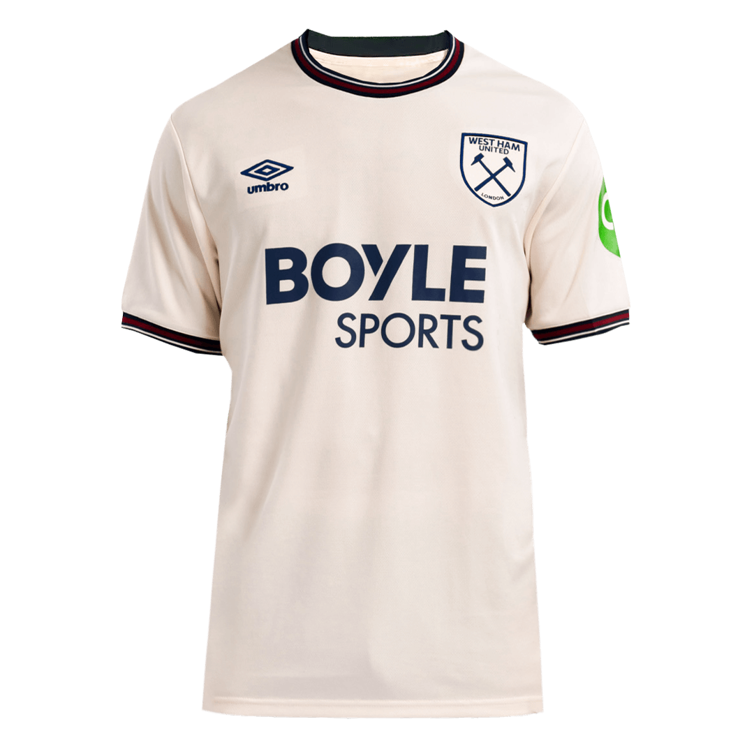Men's West Ham United 2025/26 Away Soccer Jersey product view 1