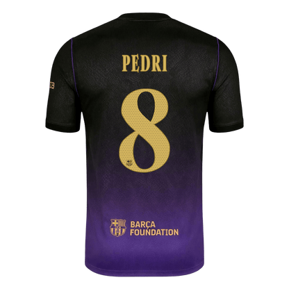 PEDRI #8 Men's Barcelona UCL 2026/27 Away Soccer Jersey product view 3